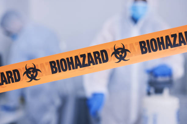 Professional Biohazard Cleanup technician working in Creston, NE